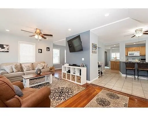 An open living room